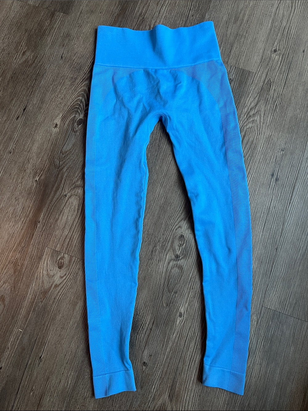SET ACTIVE Bright Blue Seamless Leggings